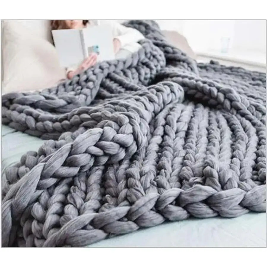 Zen Weighted Knitted Blanket - Anetly Home Decor